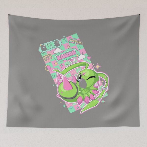 Item preview, Cute Green Spiky Creature Winking Star Monster-91 designed and sold by SorenReinha.