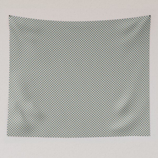 Item preview, XSmall Dusty Slate Blue Playing Card Hearts Calm Pattern designed and sold by DColourMuse.