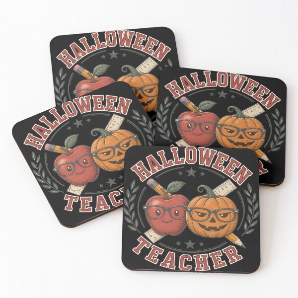 Item preview, Halloween Teacher Crest Vintage School Emblem Badge designed and sold by LiviuGligoros.