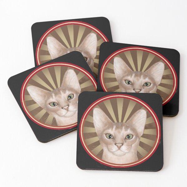Item preview, Abyssinian Cat Rondo Rays designed and sold by artmuvz.