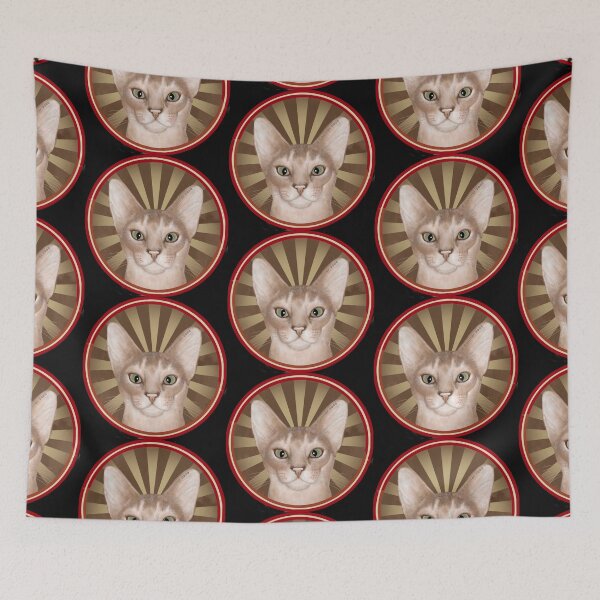 Item preview, Abyssinian Cat Rondo Rays designed and sold by artmuvz.