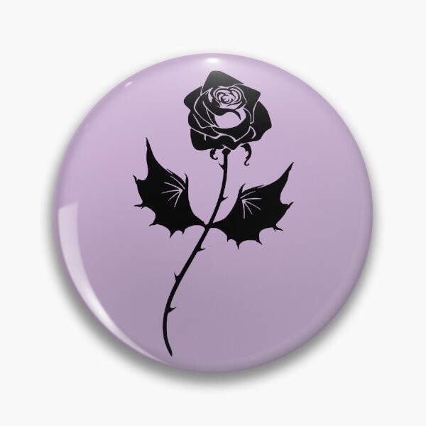 Item preview, Black Rose With Bst Wings designed and sold by Super Neon Pixels .