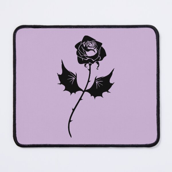 Item preview, Black Rose With Bst Wings designed and sold by Super Neon Pixels .
