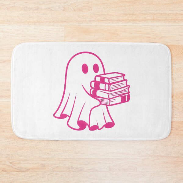 Item preview, Neon Pink Ghost with Books – Spooky Cute Academic Aesthetic Essential designed and sold by kyrartbt.