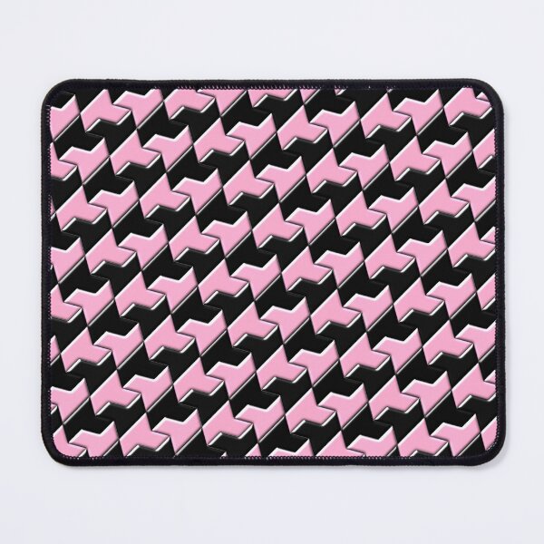 Item preview, Bubble houndstooth, pink and black designed and sold by mntimg.