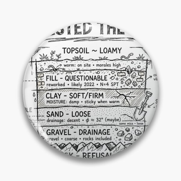 Item preview, Trust Me I Tested The Soil Funny Geotechnical Engineer T-Shirt designed and sold by TheShopier.