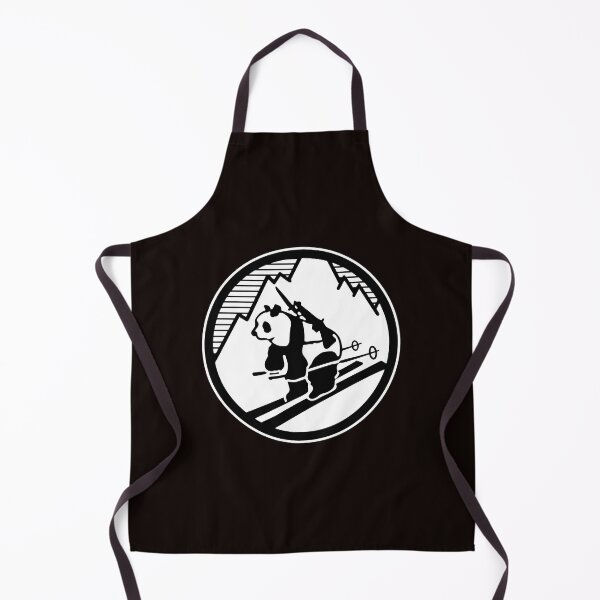 Item preview, Panda Skier with Rifle Mountains Retro  designed and sold by Scratch-Rainbow.