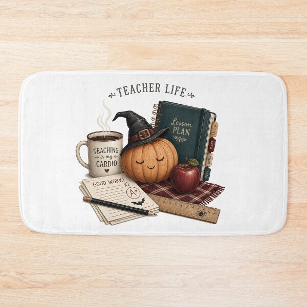 Item preview, Teacher Life Fall Desk Autumn Classroom School Gift designed and sold by LiviuGligoros.