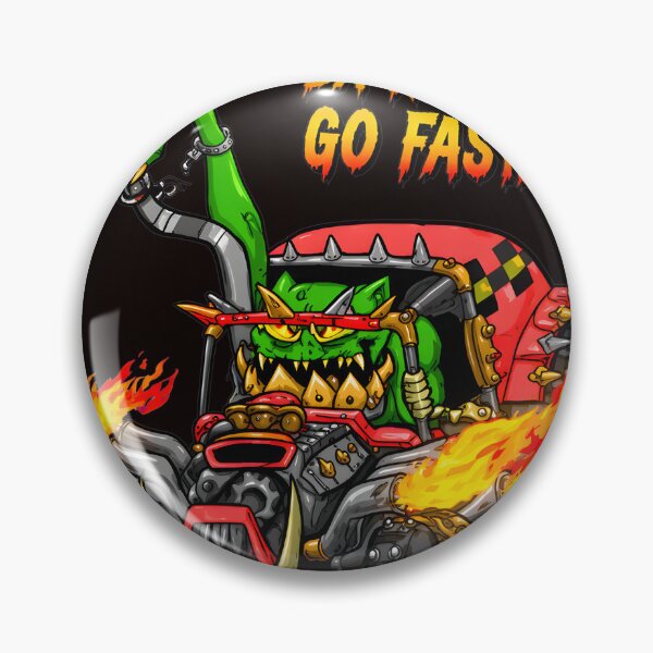 Item preview, Da Red Wuns Go Fasta Buggy Orc Art designed and sold by Scratch-Rainbow.