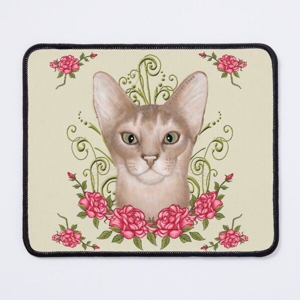 Item preview, Abyssinian Cat Roses designed and sold by artmuvz.