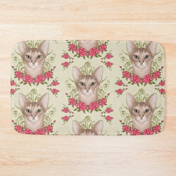 Item preview, Abyssinian Cat Roses designed and sold by artmuvz.