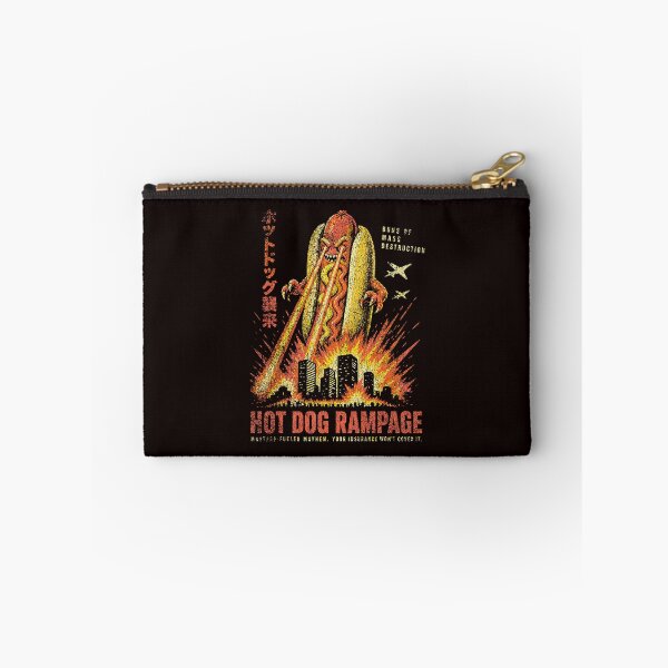 Item preview, Hot Dog Rampage Retro Monster Movie Mayhem designed and sold by ImeldaSparks.