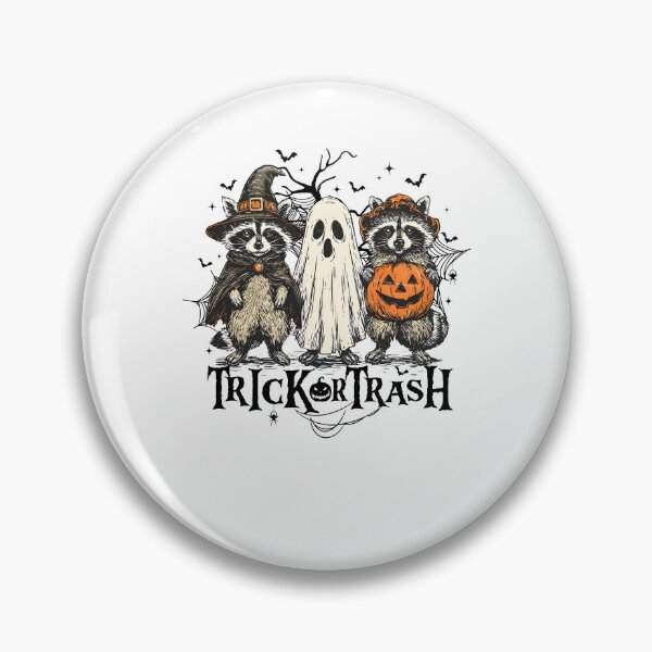 Item preview, Boo Ghost Racoon Feral, Trick Or Trash designed and sold by ge0rge0.