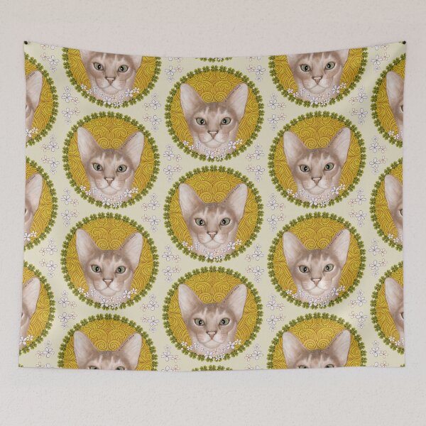 Item preview, Abyssinian Cat Shamrock designed and sold by artmuvz.