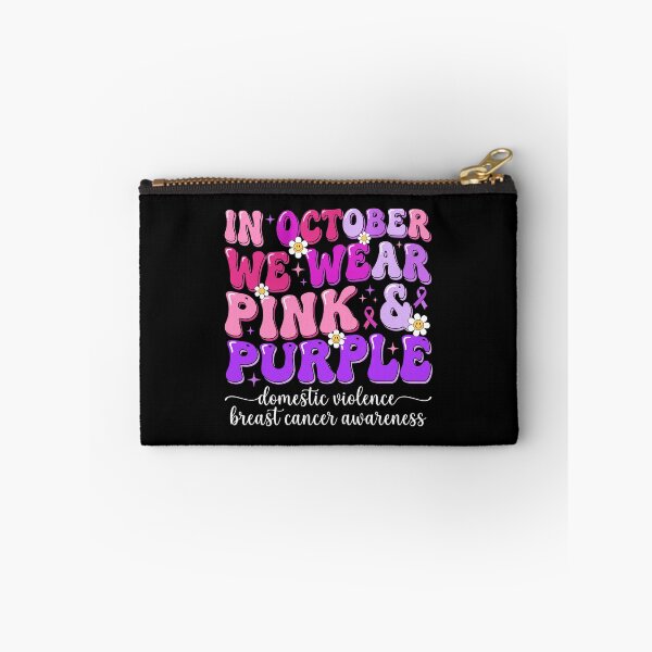 Item preview, In October We Wear Pink And Purple Rétro Sourire designed and sold by MizoX7.