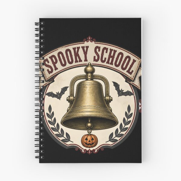 Item preview, Spooky Schoolhouse Bell Vintage Retro School designed and sold by LiviuGligoros.