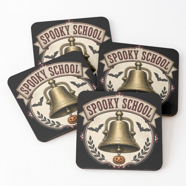 Item preview, Spooky Schoolhouse Bell Vintage Retro School designed and sold by LiviuGligoros.