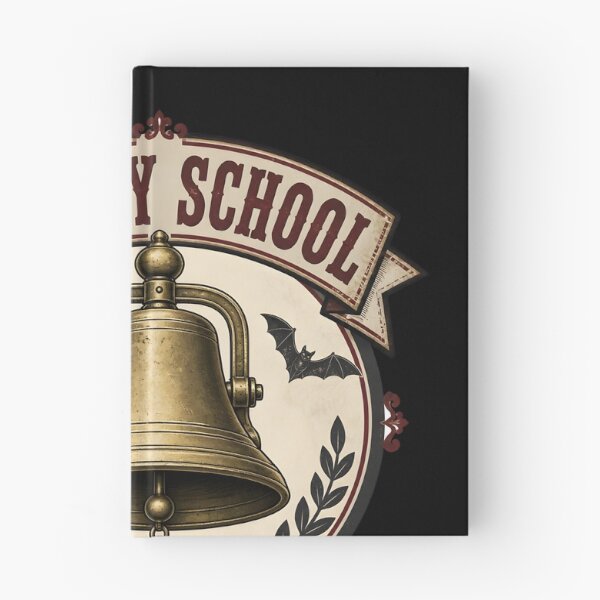 Item preview, Spooky Schoolhouse Bell Vintage Retro School designed and sold by LiviuGligoros.