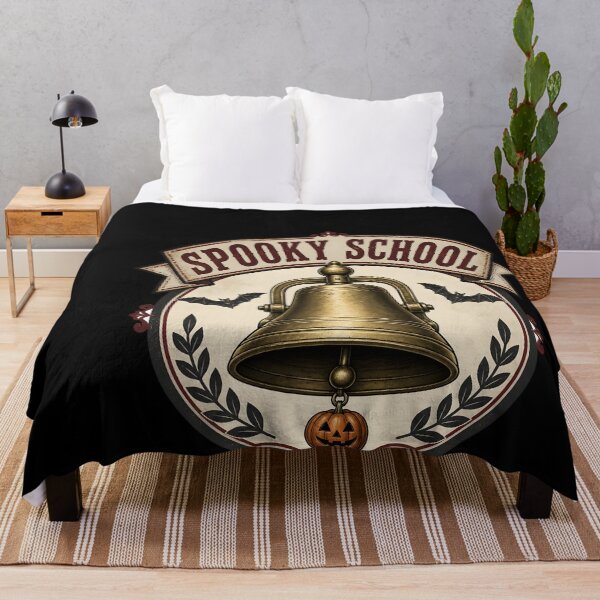 Item preview, Spooky Schoolhouse Bell Vintage Retro School designed and sold by LiviuGligoros.
