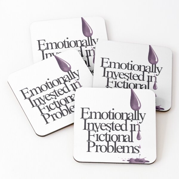 Item preview, Emotionally Invested in Fictional Problems Reader Gift designed and sold by ys96.