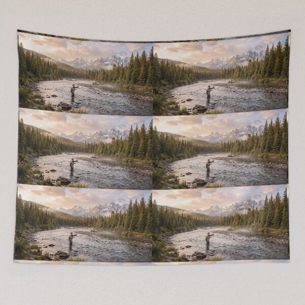 Item preview, Fly Fishing in Mountain Country designed and sold by amusefullife.