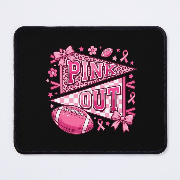 Item preview, Pink Out Fanion Football Américain Octobre Rose designed and sold by MizoX7.