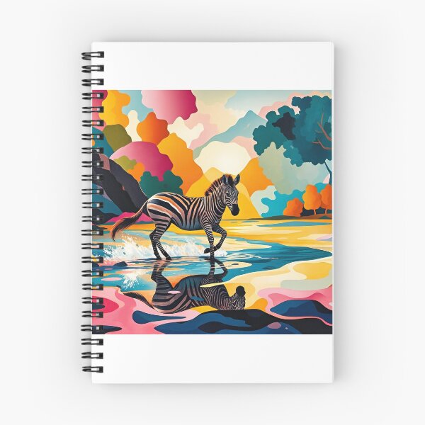 Item preview, Zebra Crossing a River of Color designed and sold by tambanow.