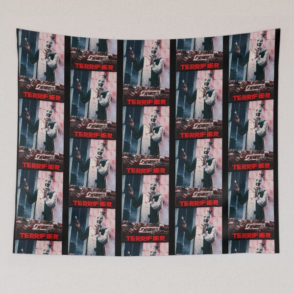 Item preview, Sinister Blood Splattered Circus Mime Slasher Poster designed and sold by ShirleyMPage.
