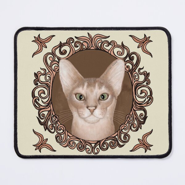 Item preview, Ornate Abyssinian Cat  designed and sold by artmuvz.