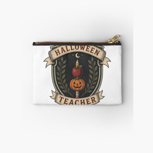 Item preview, Vintage Halloween Teacher Emblem Retro School Crest designed and sold by LiviuGligoros.