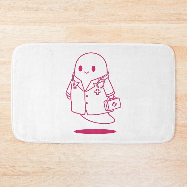 Item preview, Kawaii Doctor Ghost – Cute Spooky Medical Design Classic designed and sold by kyrartbt.