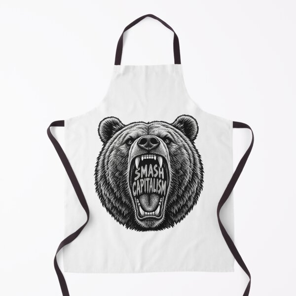 Item preview, Smash Capitalism Roaring Bear Protest Art designed and sold by Owcomm.