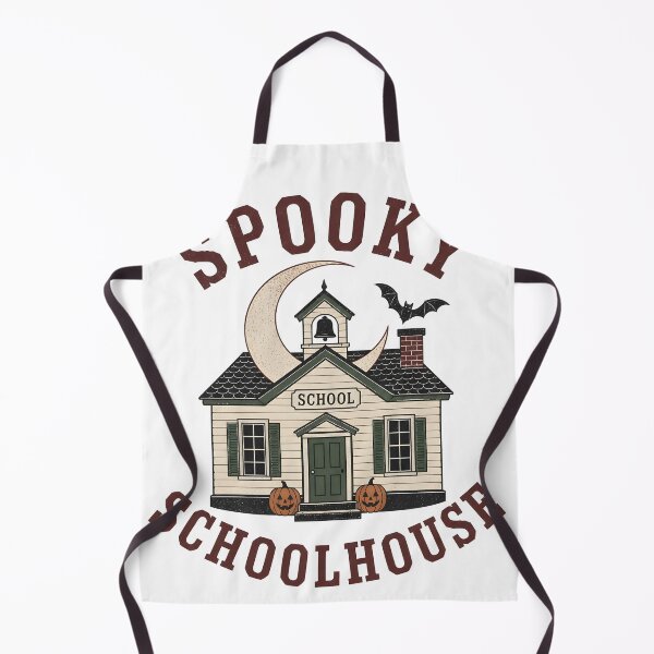 Item preview, Spooky Schoolhouse Night Haunted Building School designed and sold by LiviuGligoros.