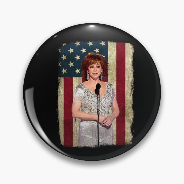 Item preview, Vintage American Flag Reba McEntire Singer Legend  designed and sold by Jessicalcl.
