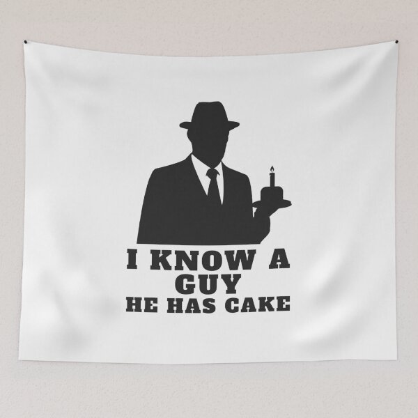 Item preview, I Know a Guy He Has Cake – Funny Mafia Style Birthday Card designed and sold by HYPNK.