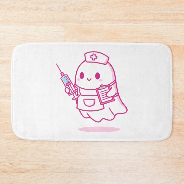 Item preview,  Kawaii Nurse Ghost – Cute Spooky Medical Halloween Design Classic designed and sold by kyrartbt.
