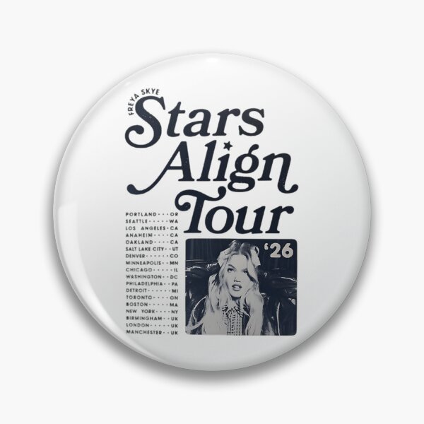 Item preview, Freya Skye Stars Align Tour 2026 Concert designed and sold by Dumbgoblin.