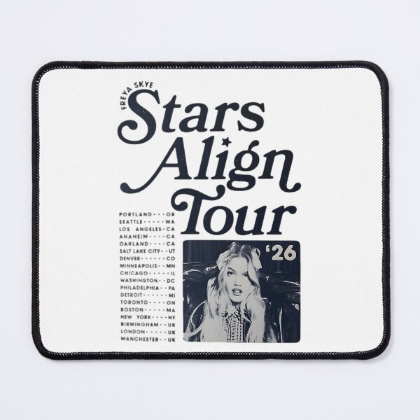 Item preview, Freya Skye Stars Align Tour 2026 Concert designed and sold by Dumbgoblin.
