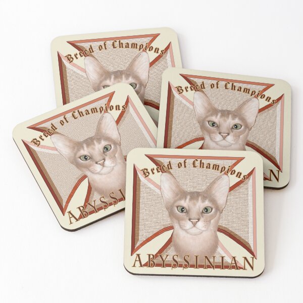 Item preview, Maltese Cross Abyssinian Cat  designed and sold by artmuvz.
