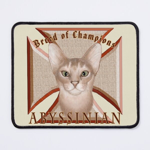 Item preview, Maltese Cross Abyssinian Cat designed and sold by artmuvz.