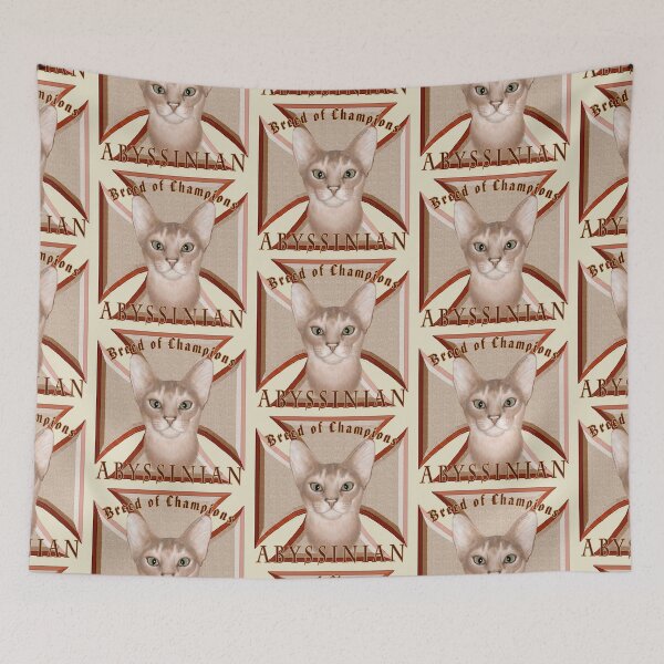 Item preview, Maltese Cross Abyssinian Cat designed and sold by artmuvz.