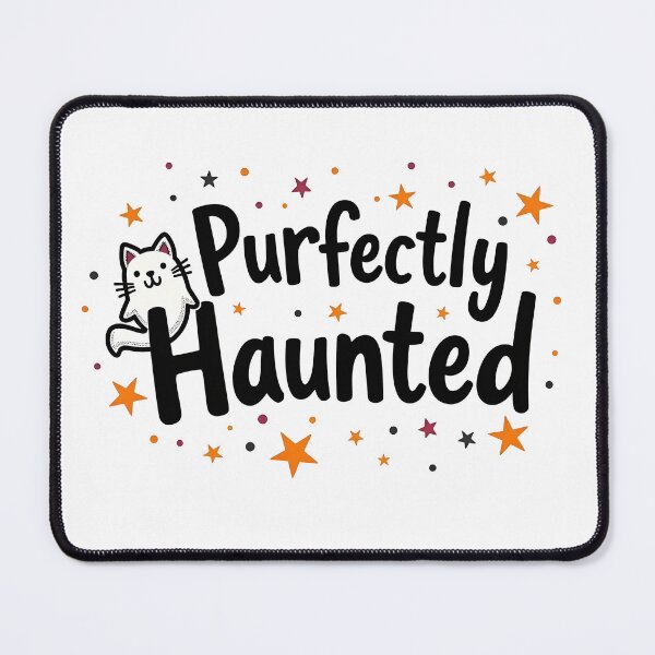 Item preview, Purfectly haunted cute cat halloween cartoon designed and sold by Panya-Design.