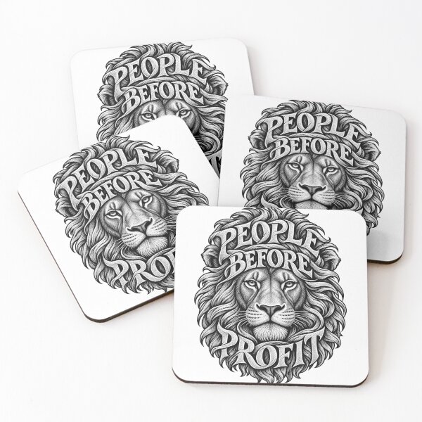 Item preview, People Before Profit Socialist Lion Graphic    designed and sold by Owcomm.