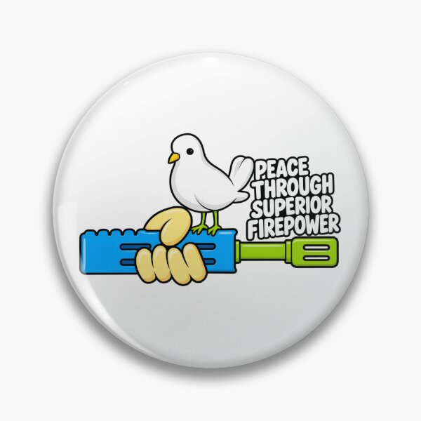 Item preview, Peace Through Superior Firepower Dove designed and sold by haitrieuic96.