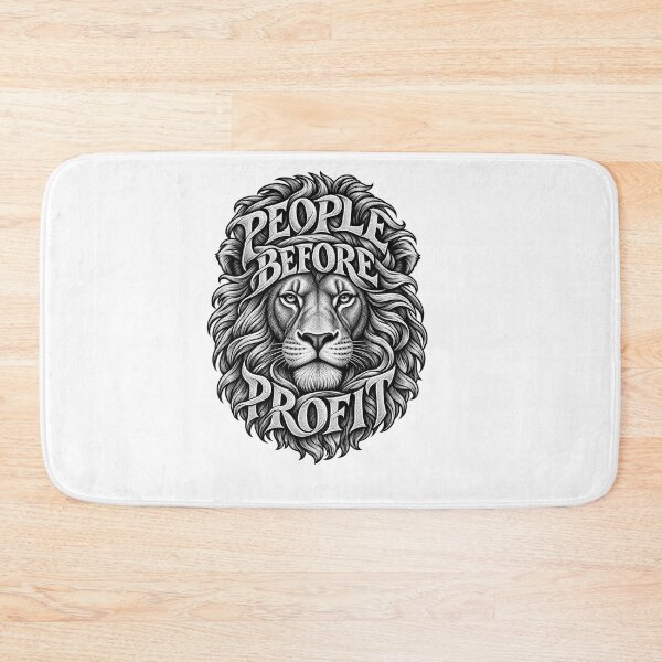 Item preview, People Before Profit Socialist Lion Graphic    designed and sold by Owcomm.