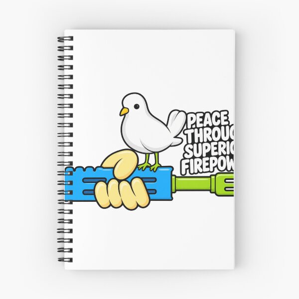 Item preview, Peace Through Superior Firepower Dove designed and sold by haitrieuic96.