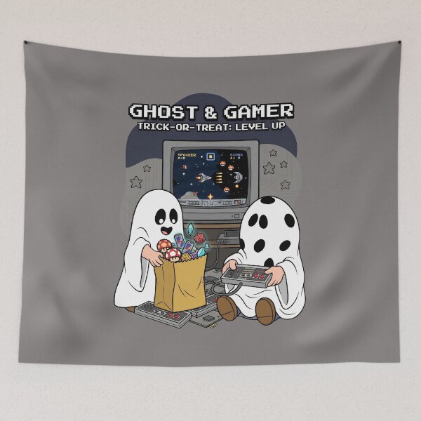 Item preview, Cute Spotted Ghost Trick or Treat Cartoon-52 designed and sold by LauraSchrei.