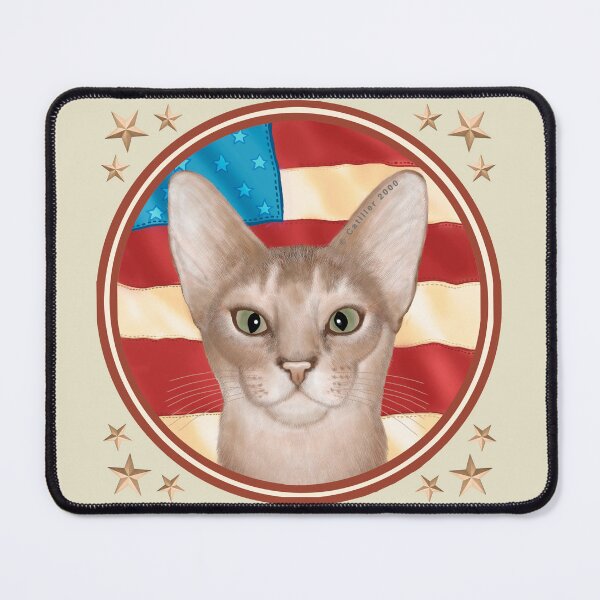 Item preview, USA Abyssinian Cat designed and sold by artmuvz.