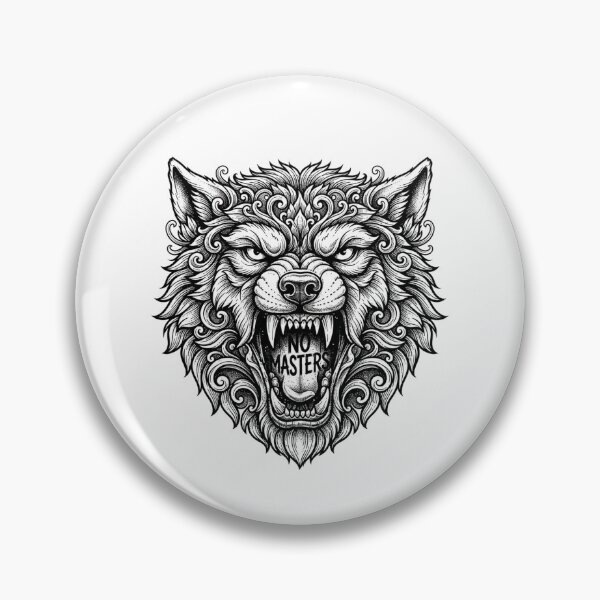 Item preview, No Masters Angry Wolf  designed and sold by Owcomm.