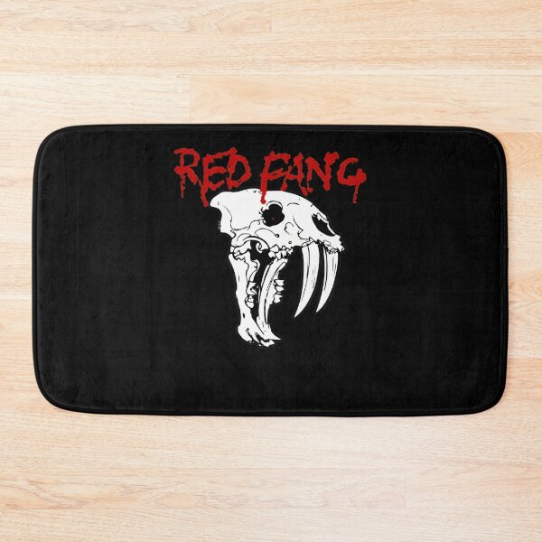 Item preview, RED FANGG Saber Tooth Skull designed and sold by grinbats.